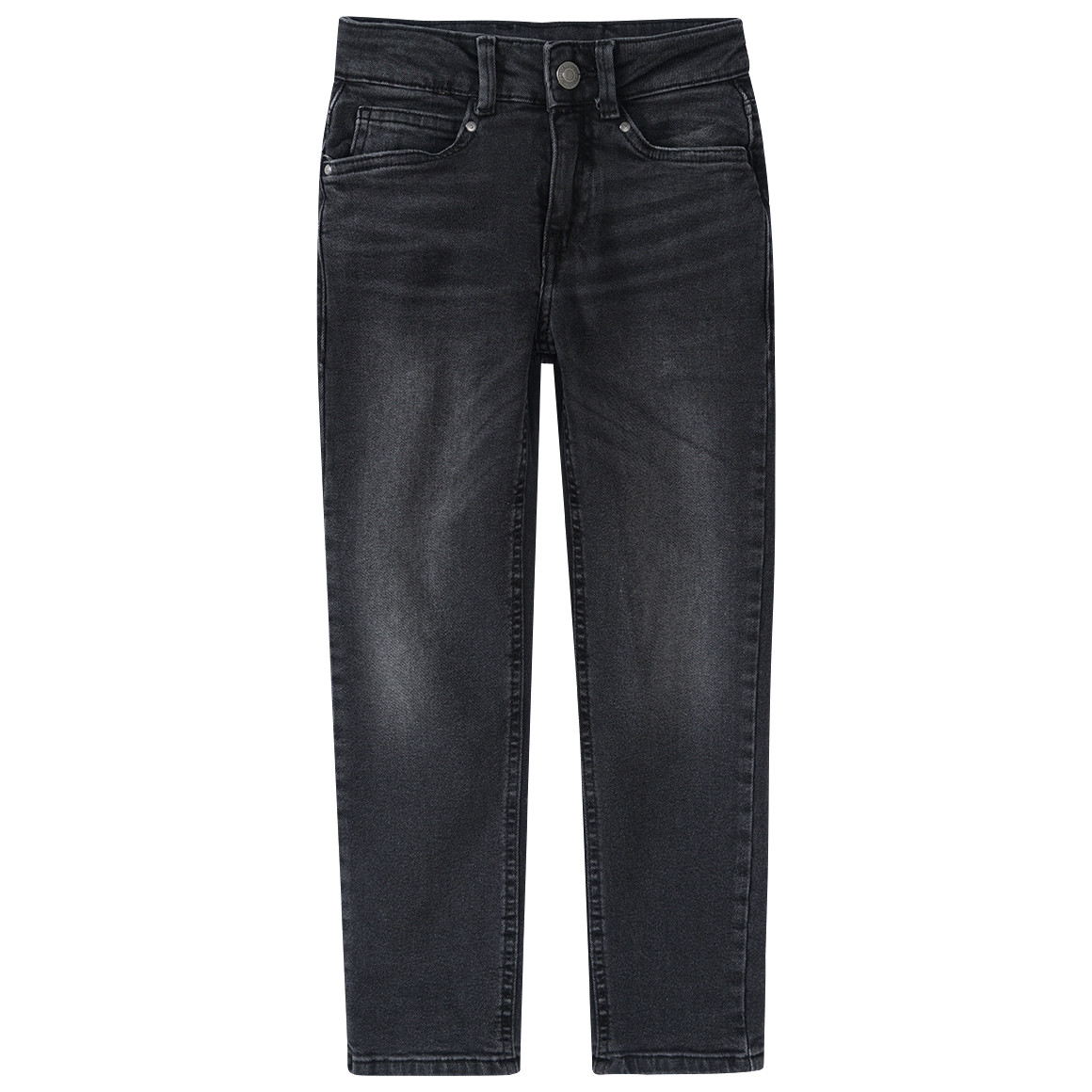 Beatwear Jungen Slim-Jeans mit verstellbarem Bund dunkelgrau