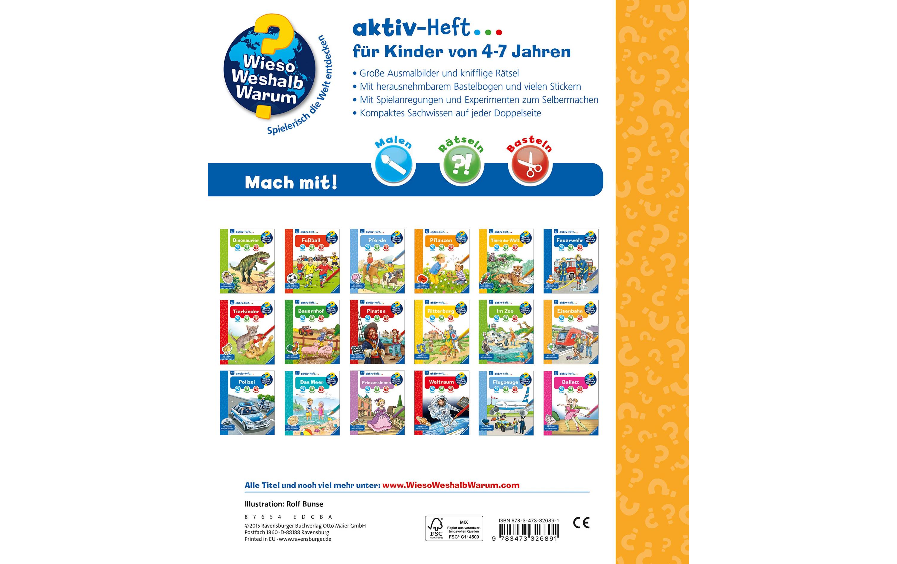 Kinder-Sachbuch WWW Aktiv-Heft EisenbahnWie findet der Zug seinen Weg?