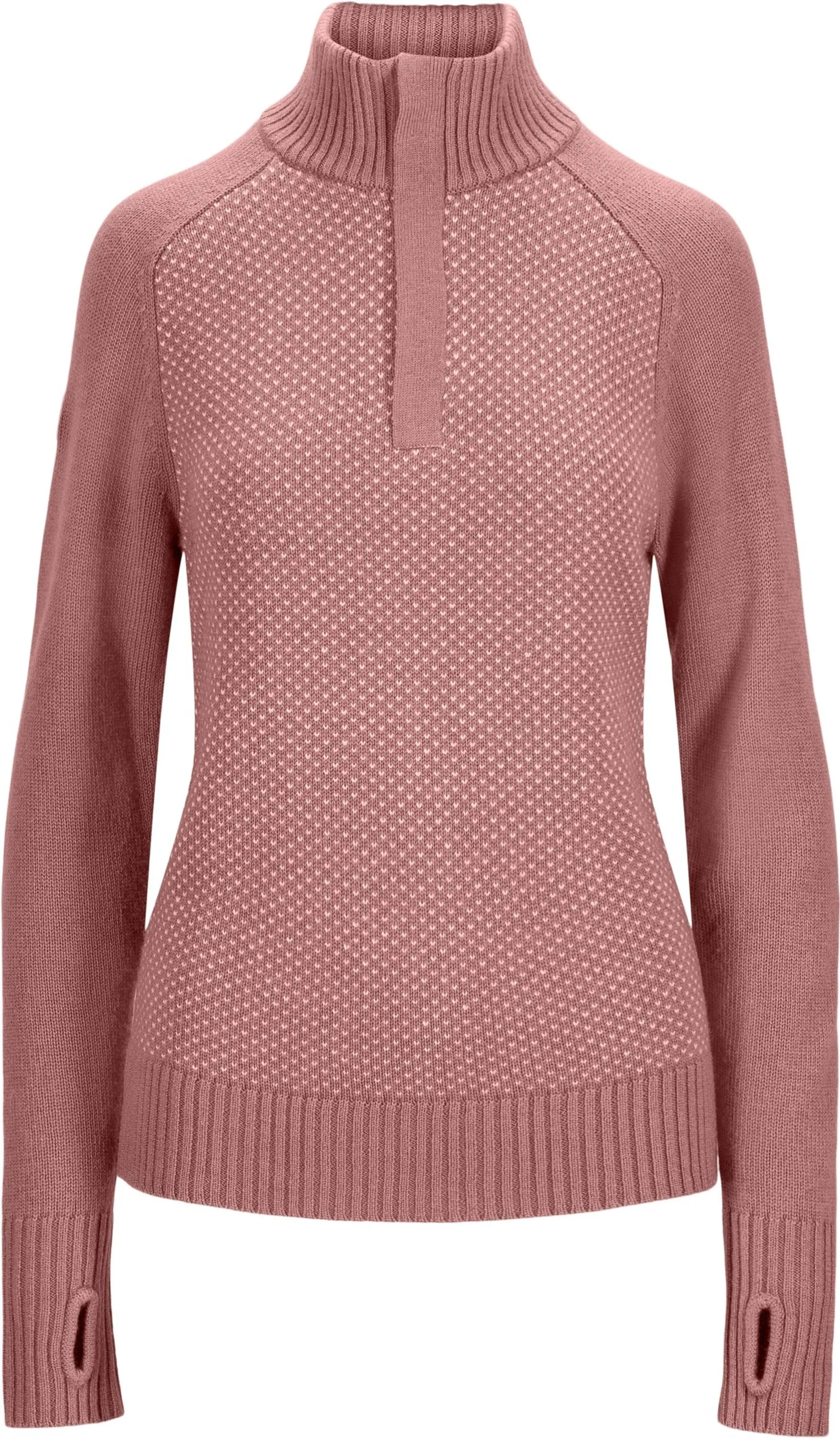 Tufte Wear Tufte Robin Low Half Zip W Old Rose/jet Stream