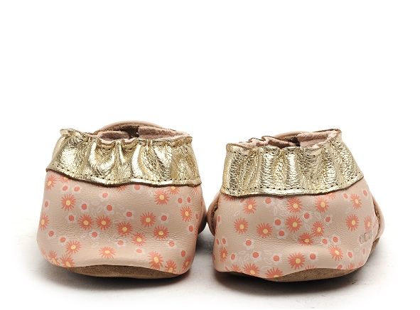 Robeez chaussons bebe leaf season rose