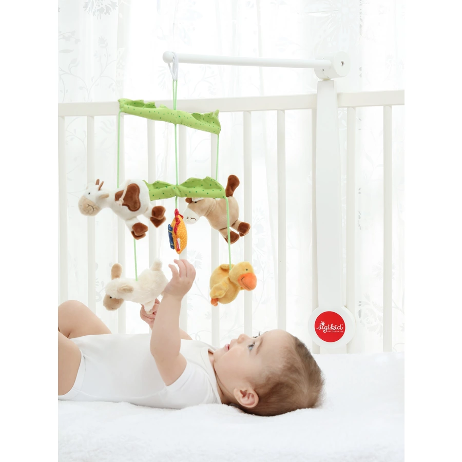 sigikid® Mobile-Halter Holz weiß