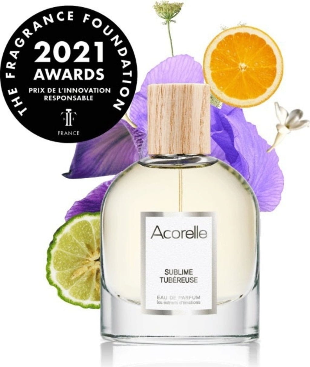 Acorelle  Bio Eau de Parfum Sublime Tubereuse, 50ml Spray