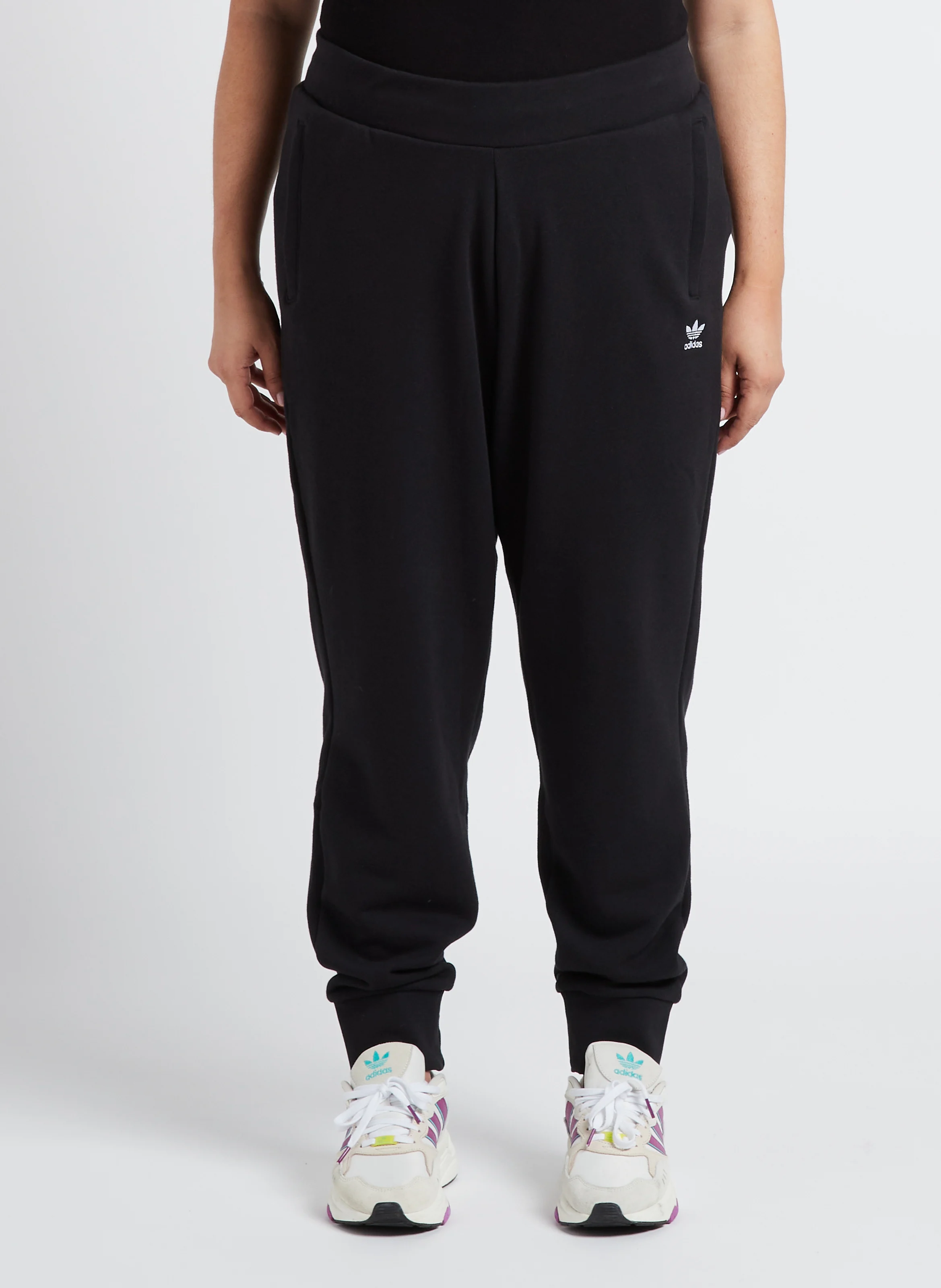 Jogging slim-fit en coton | Noir