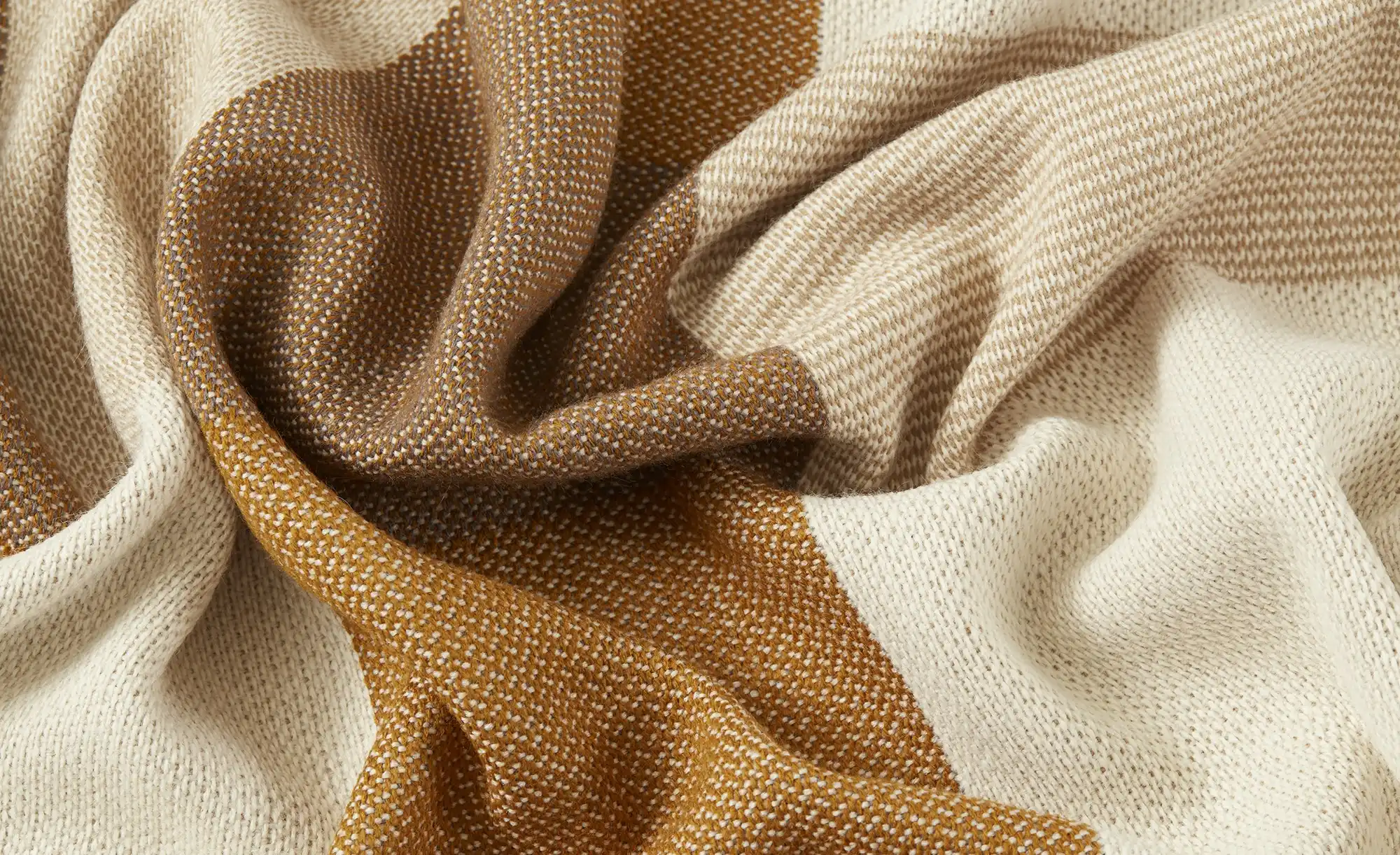 como superior Wohndecke Karo-Strickdecke