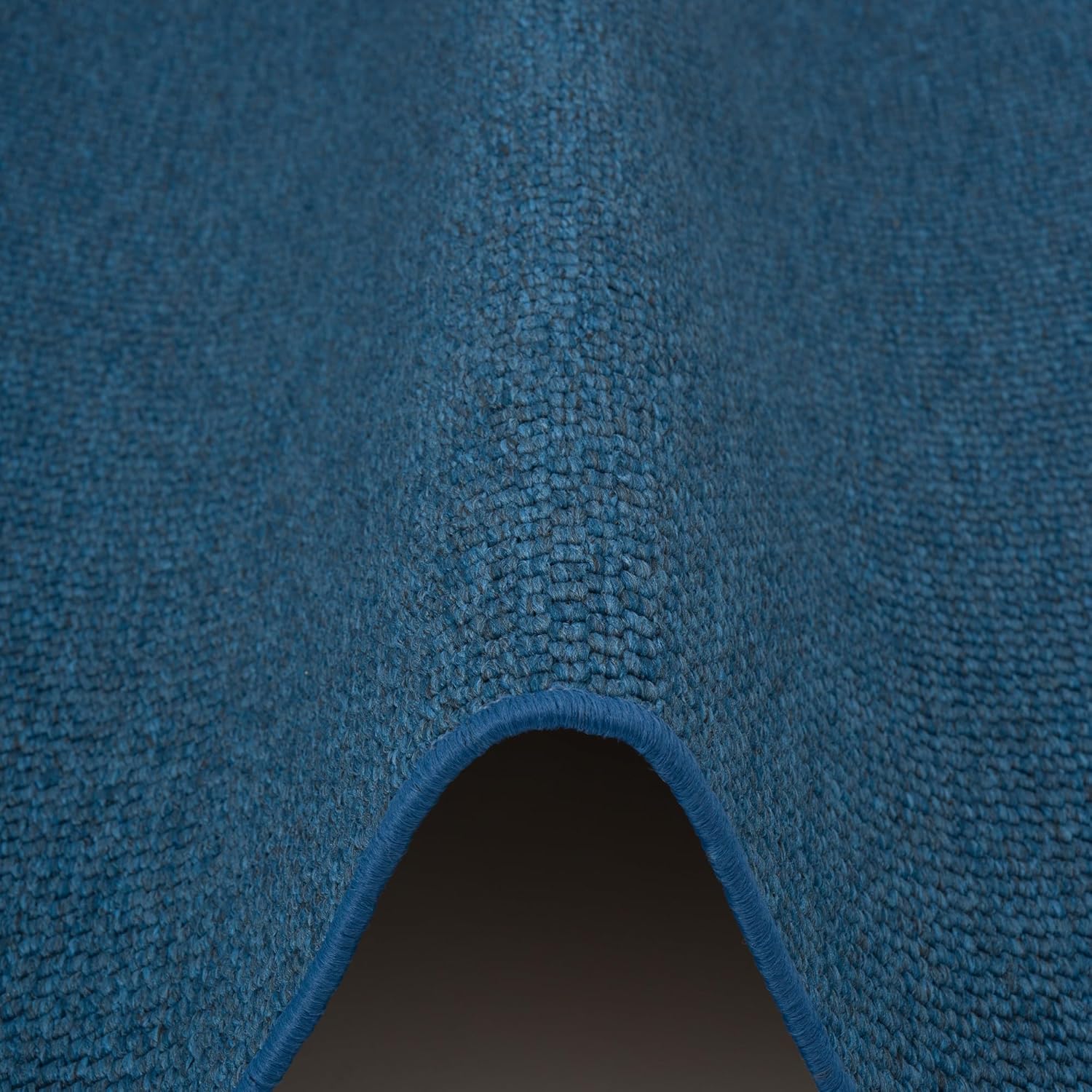 Snapstyle Hochwertiger Flachgewebe Teppich Blau aus 100% Polypropylen - Robust, Strapazierfähig und Pflegeleicht, in vielen Farben und Größen erhältlich, Ideal für Wohnzimmer, Esszimmer und Flur