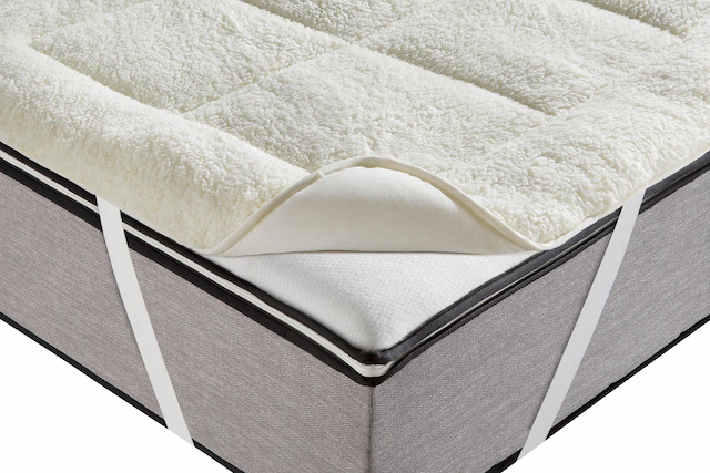 RIBECO Matratzenauflage »Luise, in Lammfloor Optik, 90x200 cm und weitere Grössen« Auflage beidseitig für Sommer und Winter nutzbar, waschbar bis 60°C