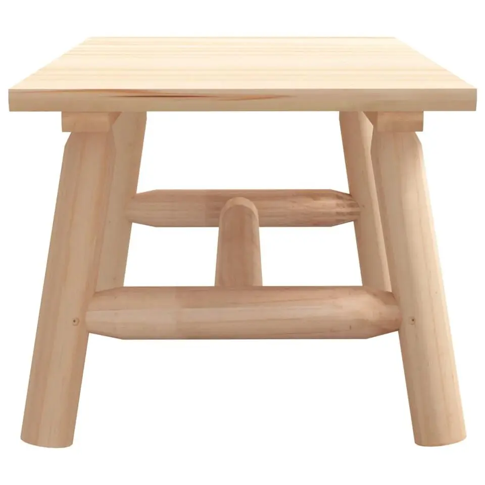 vidaXL - Salontafel - Naturel - Massief vurenhout - 90x50x41 cm