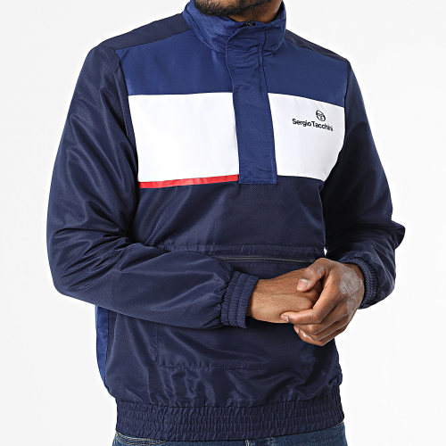 Sweat Col Zippé 39527 Bleu Marine