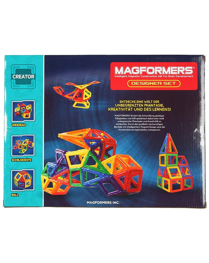 Magnet-Bausatz MAGFORMERS 274-15 DESIGNER SET 62-teilig