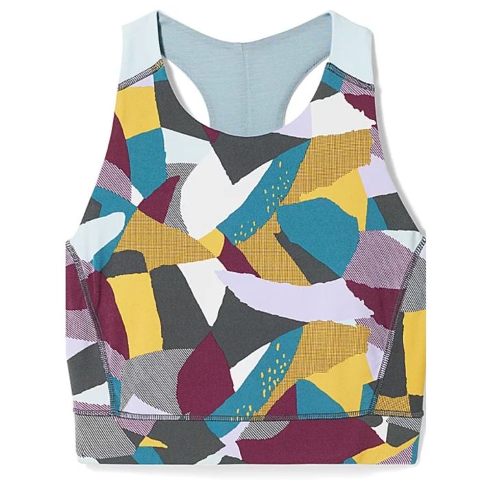 Smartwool Dame BH Active Crop Bra Rød
