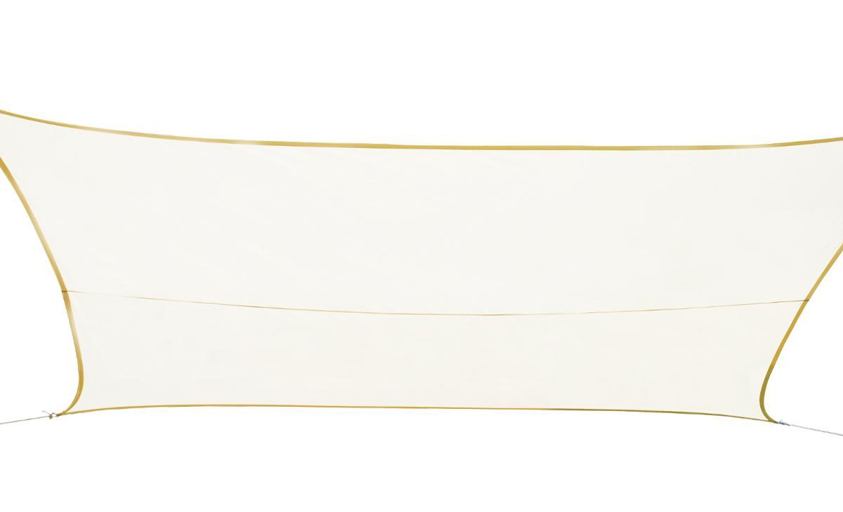 TOILE SOLAIRE CURACAO 3X4M BLANC