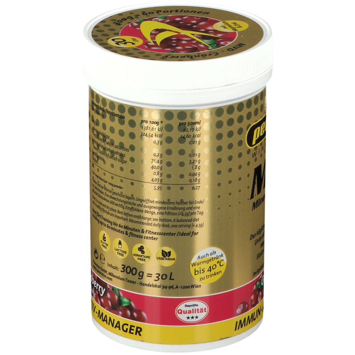 peeroton® MVD Mineral Vitamin Drink Cranberry