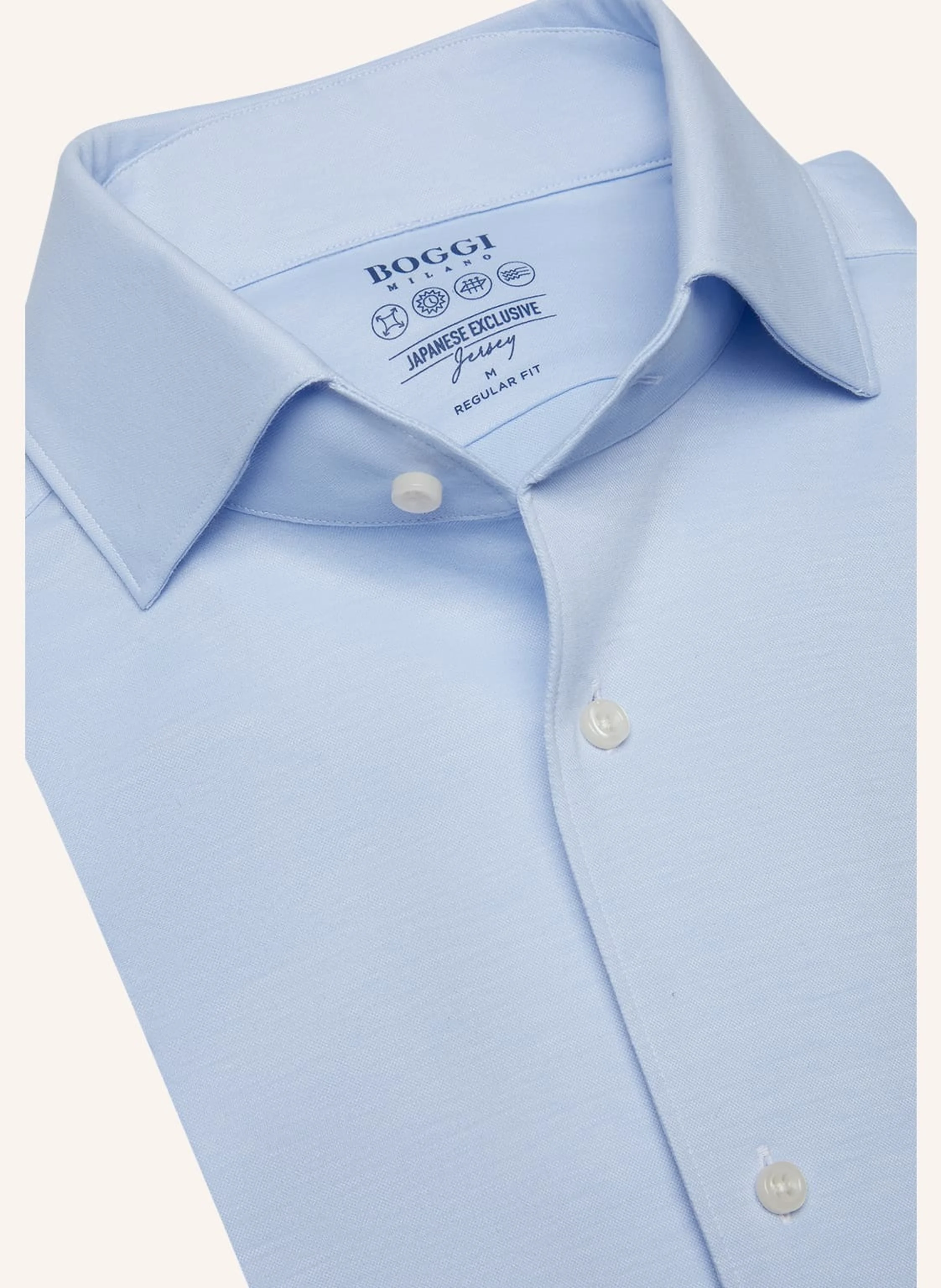 BOGGI MILANO Jersey-Polohemd Regular Fit