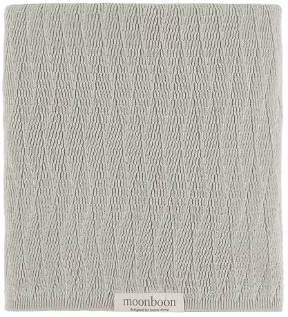 Moonboon Decke - Strick - 100x80 cm - Lunar Rock