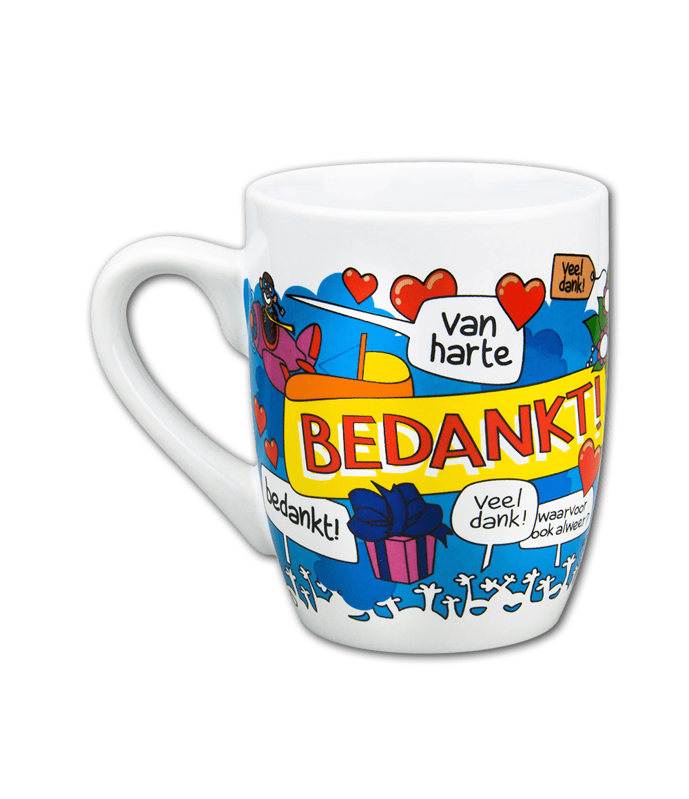 Mok Bedankt 12cm