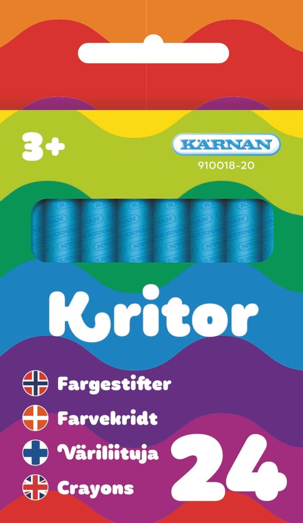 Fargekritt 24-pakk, Kärnan