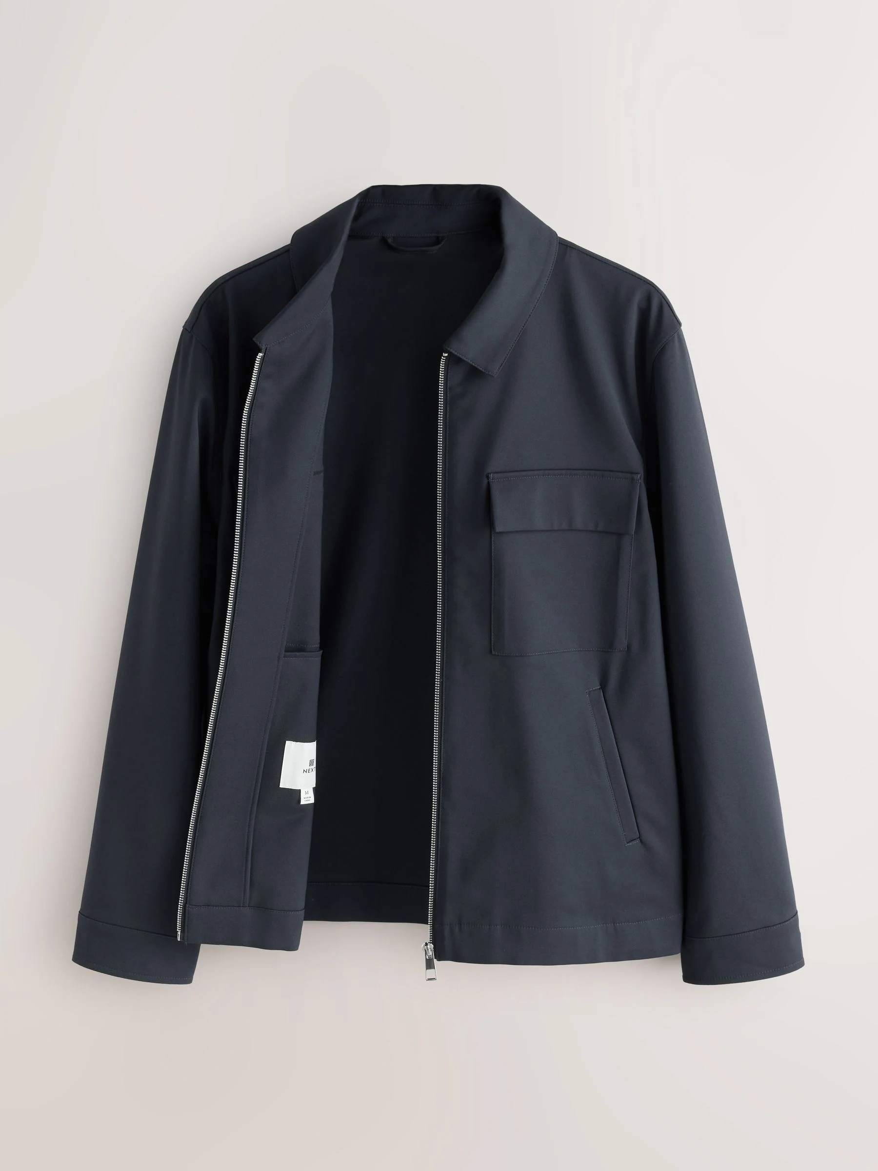 Donkerblauw - Slim technisch stretchy Jack