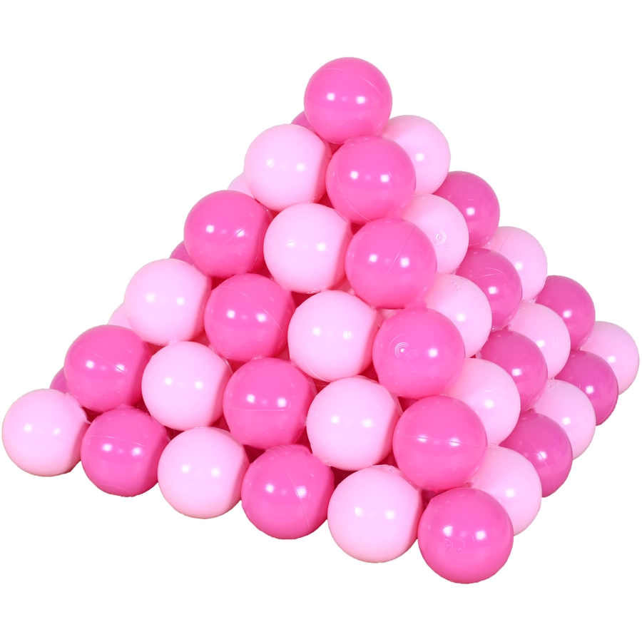 knorr toys® Bälle Set ca. Ø6 cm - 100 ballssoft pink rosa