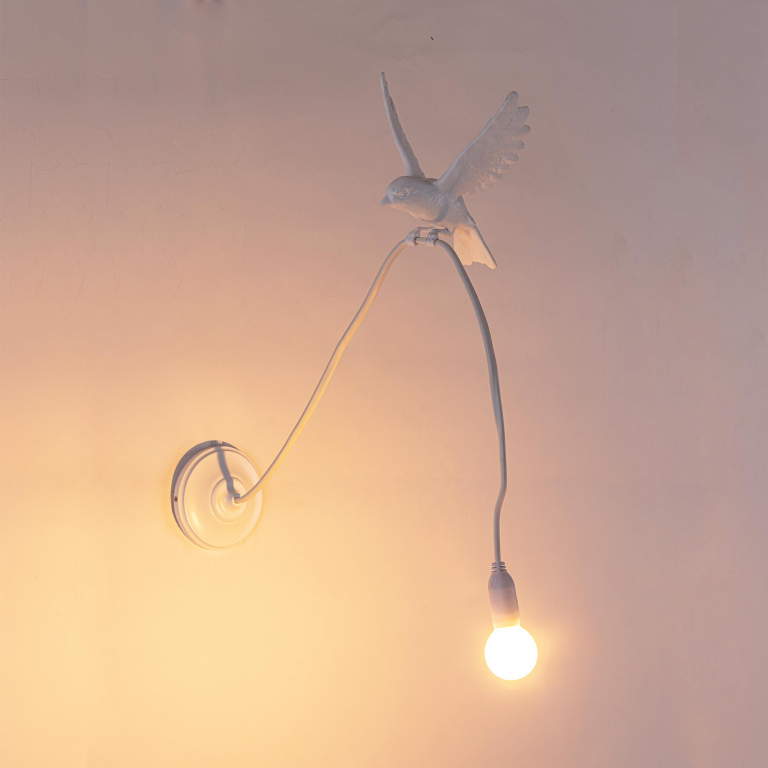 Seletti Sparrow Landing wandlamp