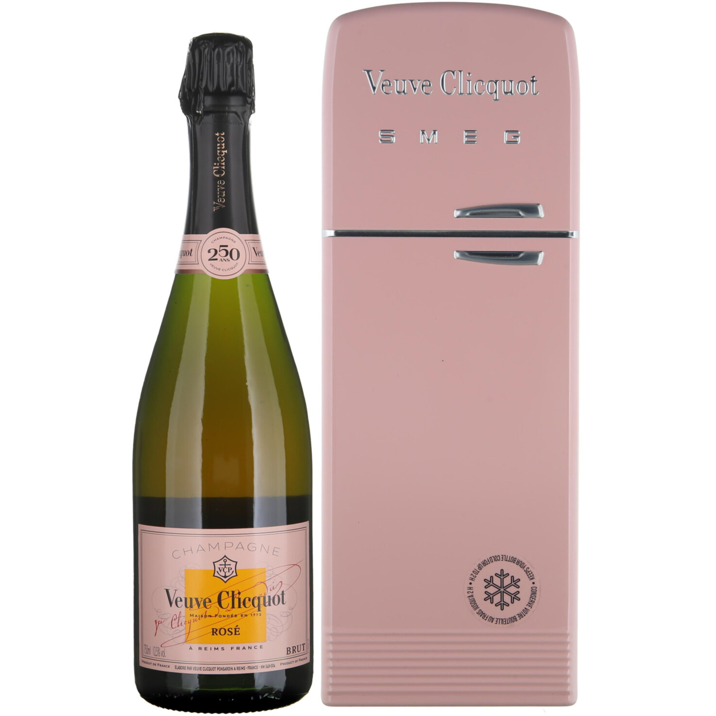 Champagne AOC Rosé Fridge Veuve Clicquot, brut -75cl