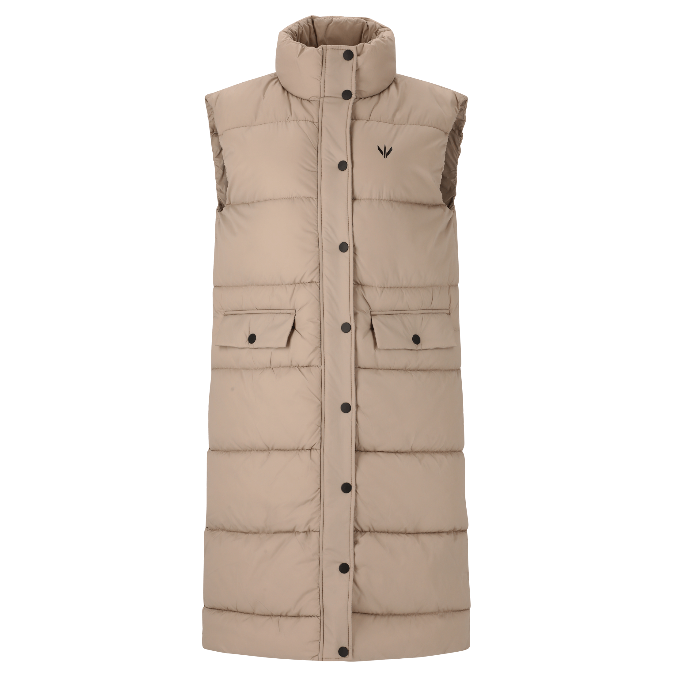 Vertical Amaretton W Long Puffer Vest - Jakke
