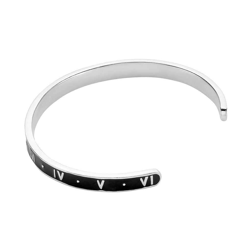 Bracelet Jonc Ilyan Argent Blanc
