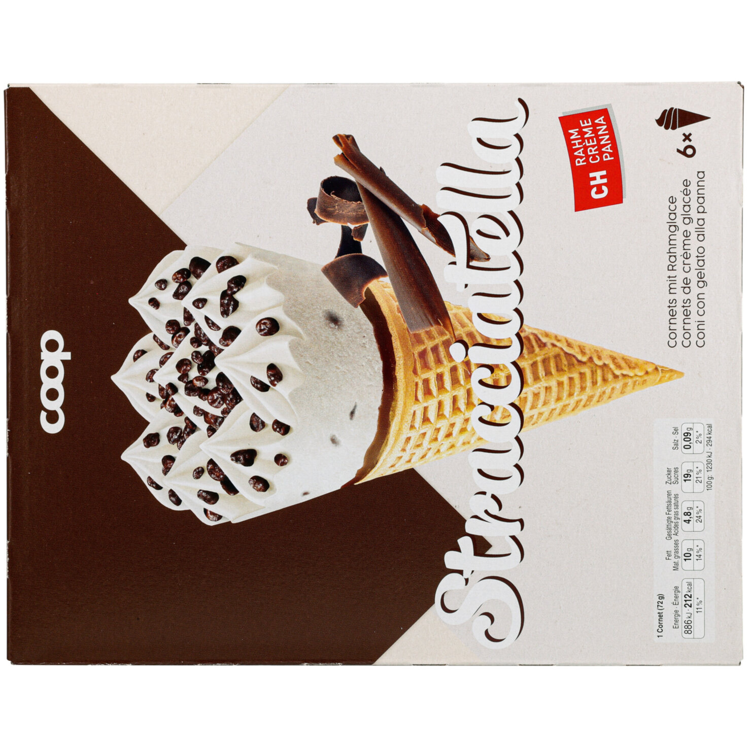 Cornet Stracciatella 6x125ml