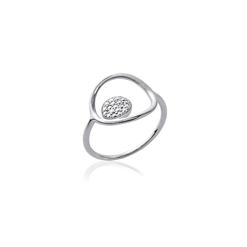 Bague Femme - Argent 925 - Oxyde de zirconium