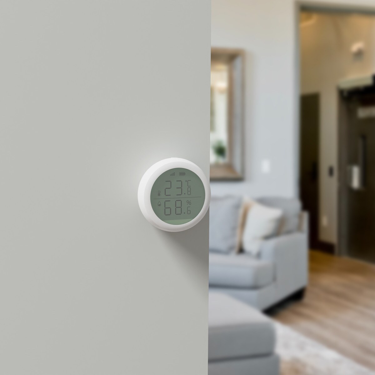 TESLA Smart Temperatur- und Luftfeuchtigkeit Display