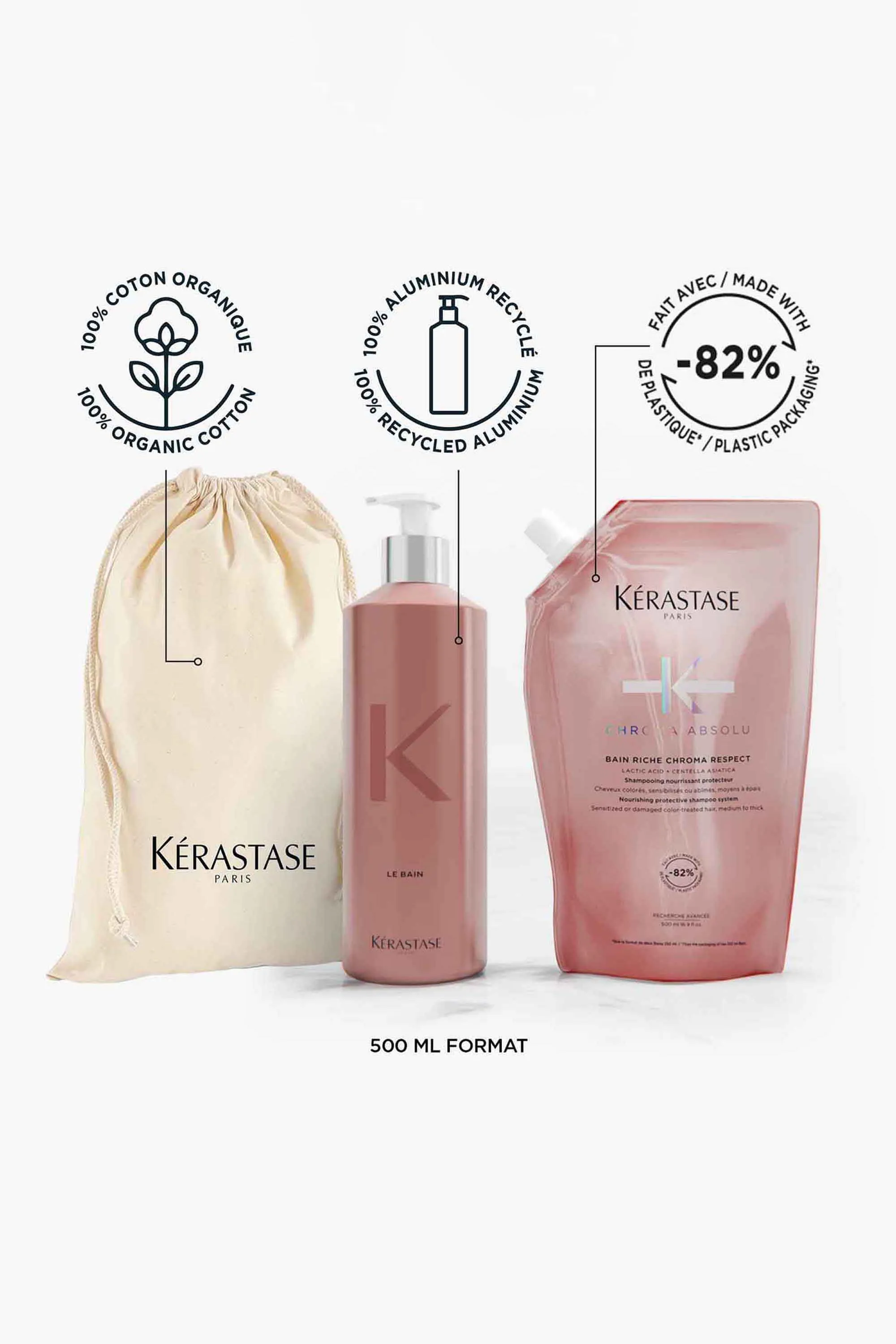Kérastase Bain Chroma Respect Riche Chroma Absolu rechargeable-500 ml