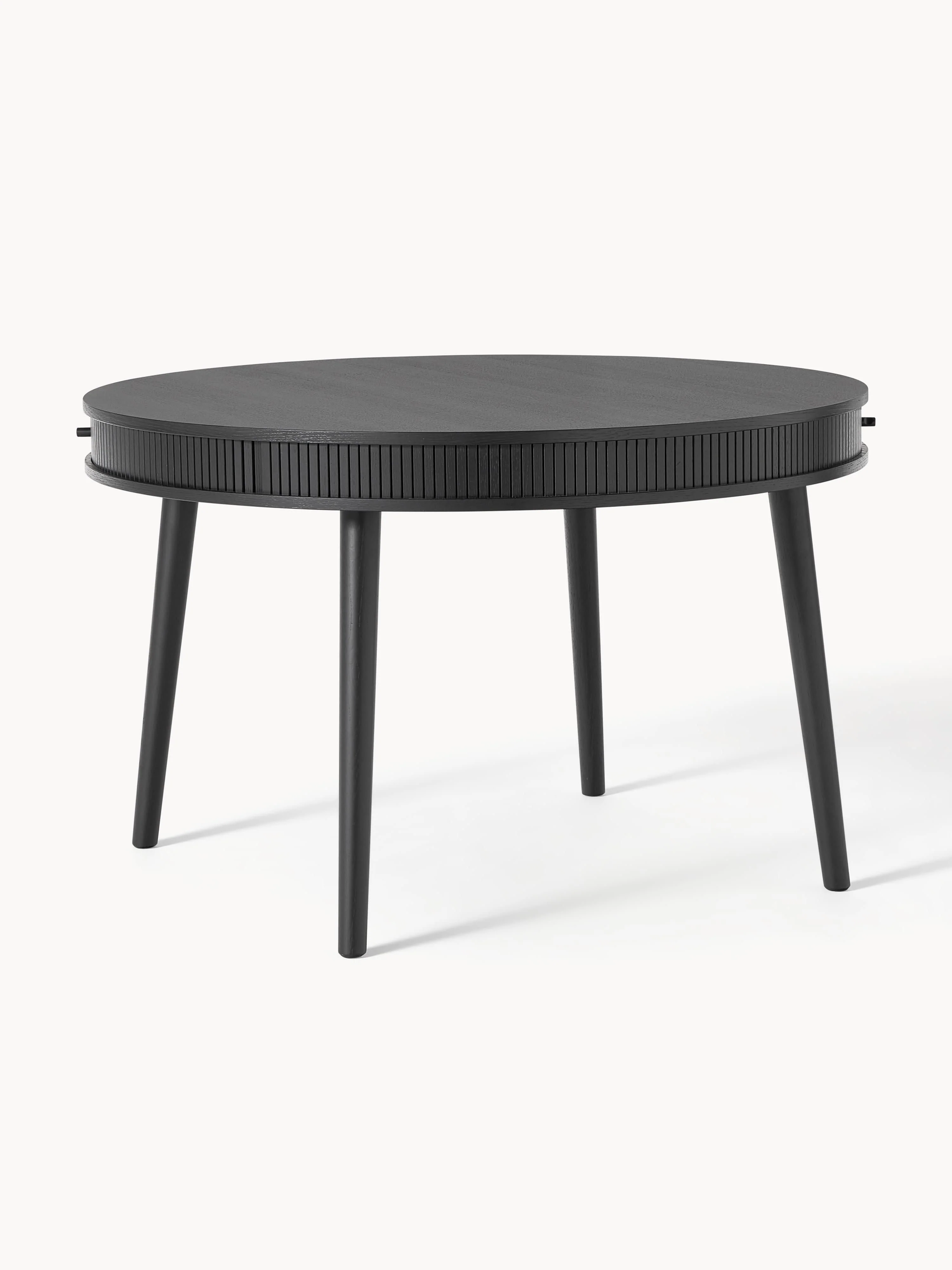 Ronde eettafel Calary met opbergruimte, in verschillende formaten