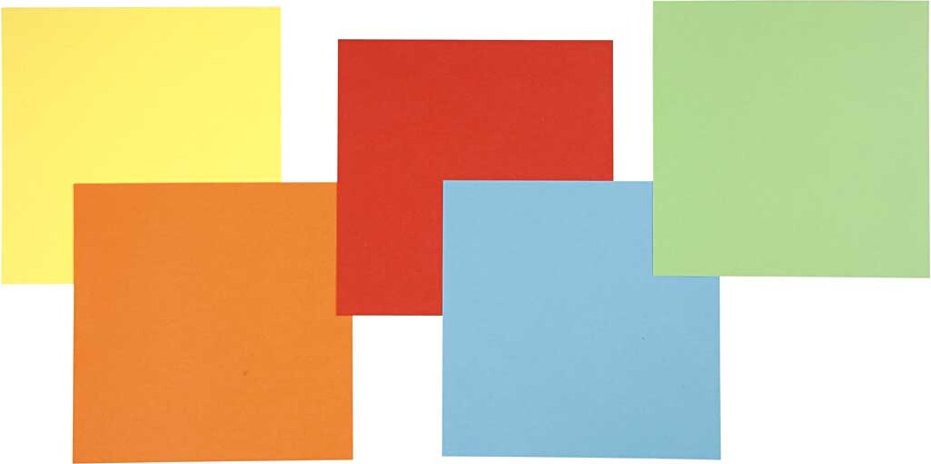 Origami Papir - Str. 15X15 CM - 80 G - 5X10 Ark