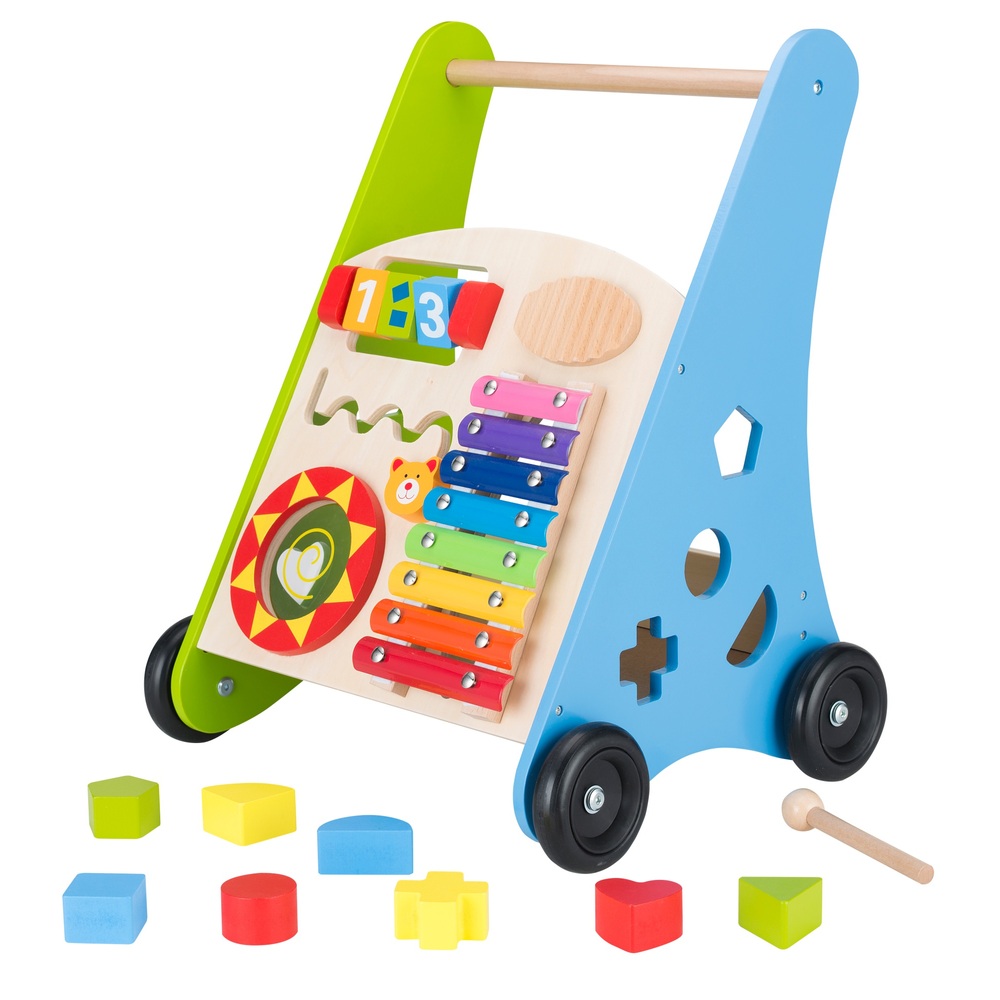 Lauflernhilfe aus Holz mit Eichhörnchen-Spielmotiv