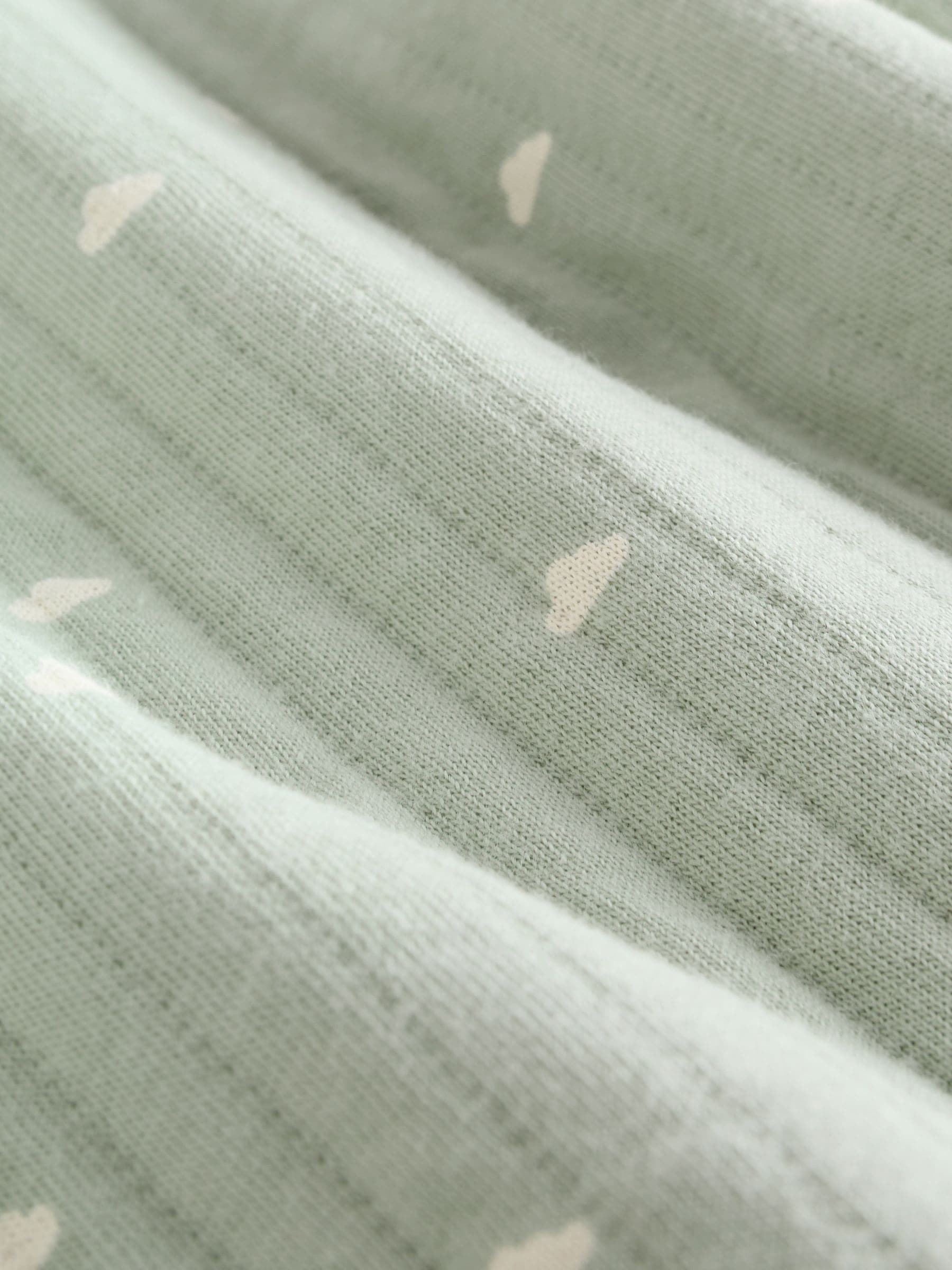 Grijs-groen - Baby Quilted Sleepsuits 2 Pack