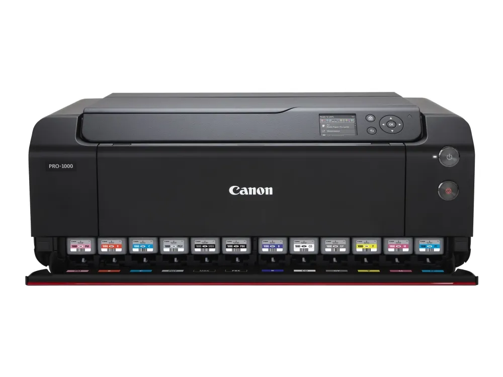 Canon imagePROGRAF PRO-1000 - Printer - farve - blækprinter - 431.8 x 558.8 mm op til 3.58 min./side (farve) - USB 2.0, LAN, Wi-Fi(n)