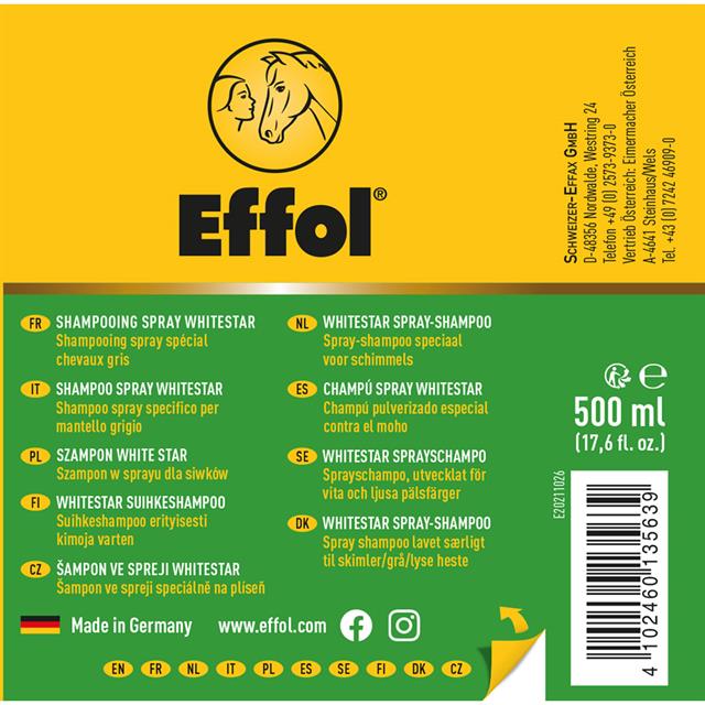 Effol Whitestar Spray Shampoo