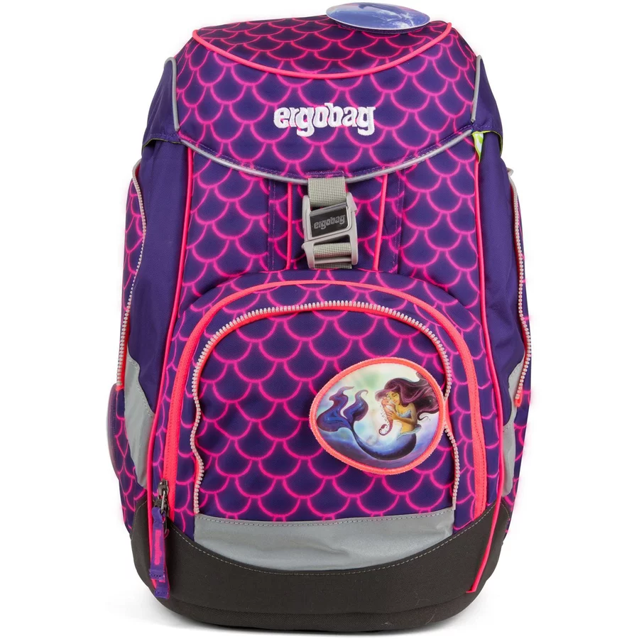Ergobag Pack LUMI - Schulrucksack Set 6tlg. Bärmuda Viereck (2021)