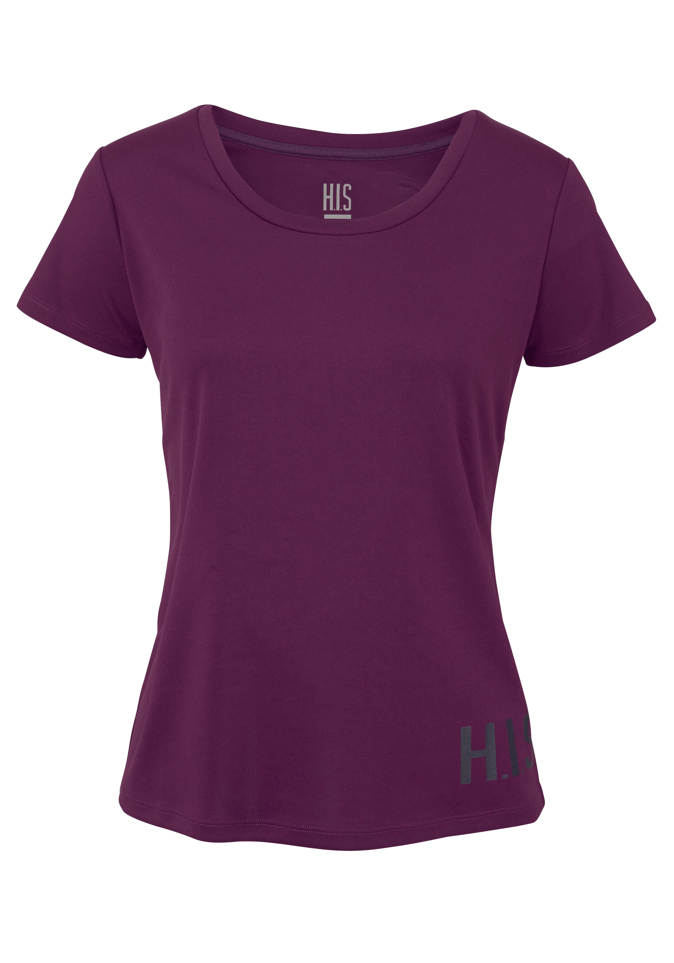 H.I.S Funktionsshirt, 2er-Packer Spar-Set, figurbetonter Schnitt,  sportlicher Look,  mit trendigem Logodruck
