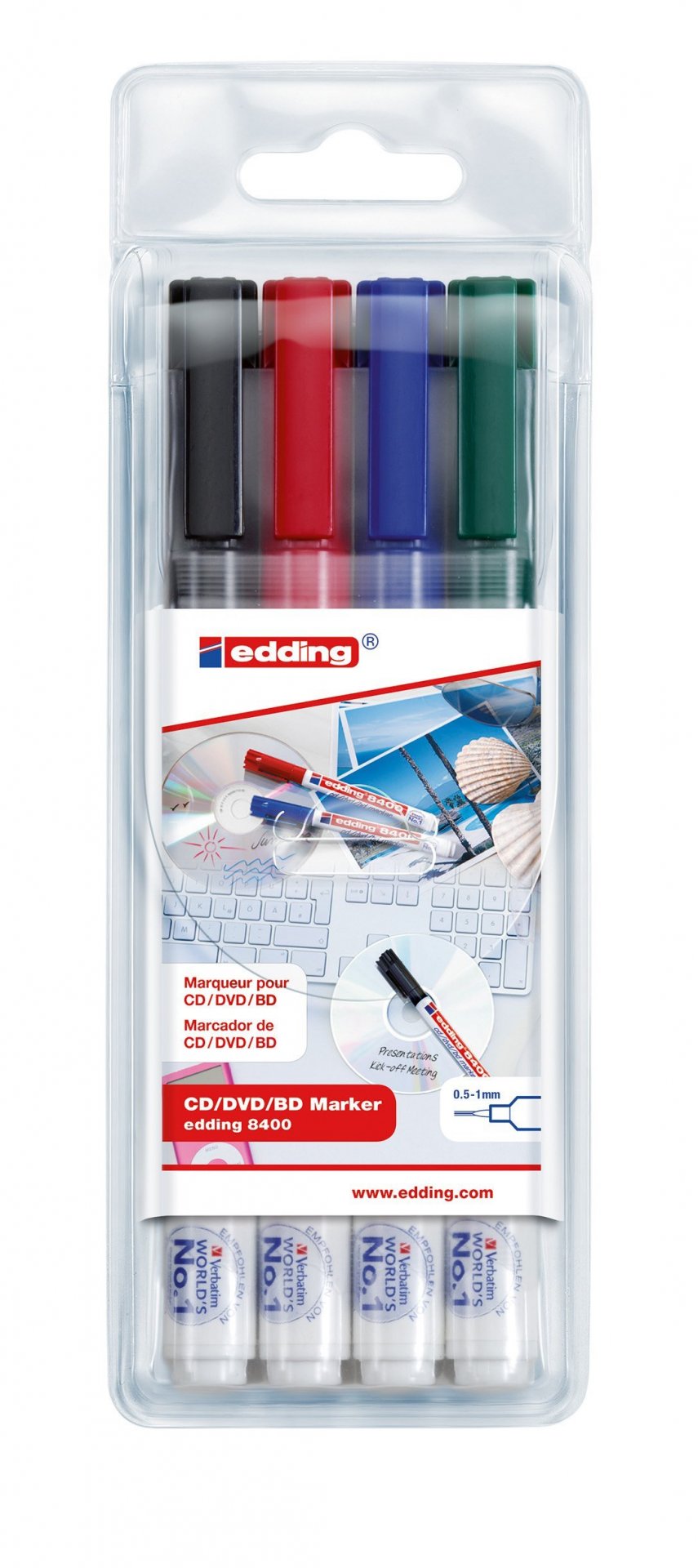 Edding 8400 CD Marker, Set