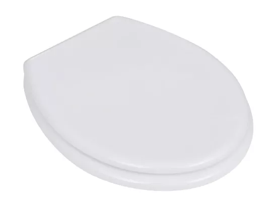 Siège de toilette abattant effet bois blanche 45 x 36 x 5 cm 02_0002878