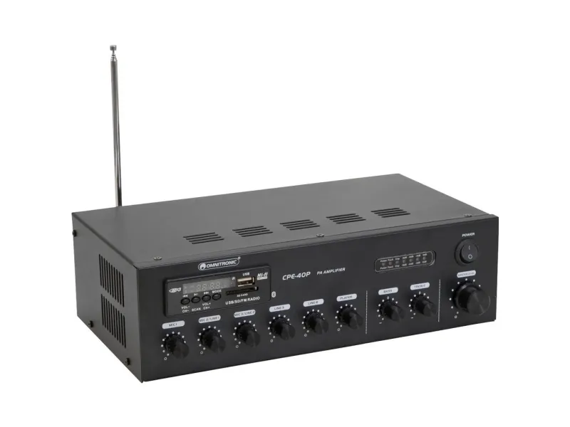 Omnitronic 80709605, 40 W, D, Klemmeterminaler, 230 V, 50 Hz, 80 W