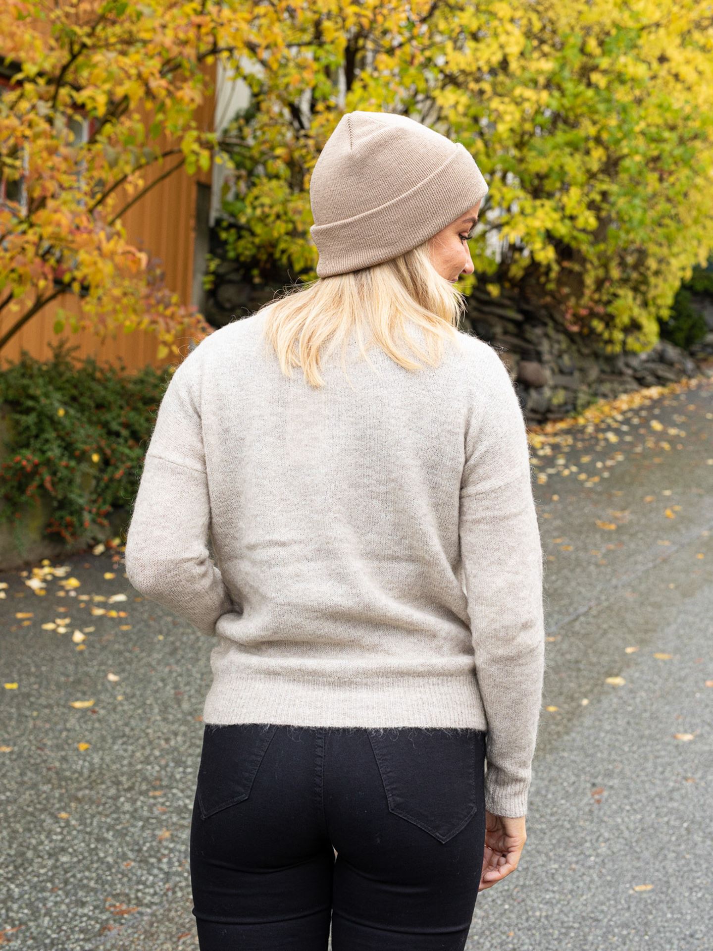 Femme Mohair O-Neck Pullover