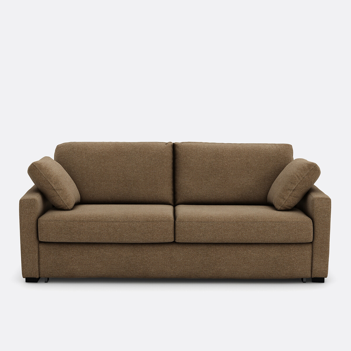 LA REDOUTE INTERIEURS<br>Sofá-cama em tecido texturizado salpicado, espuma HR premium, Timor