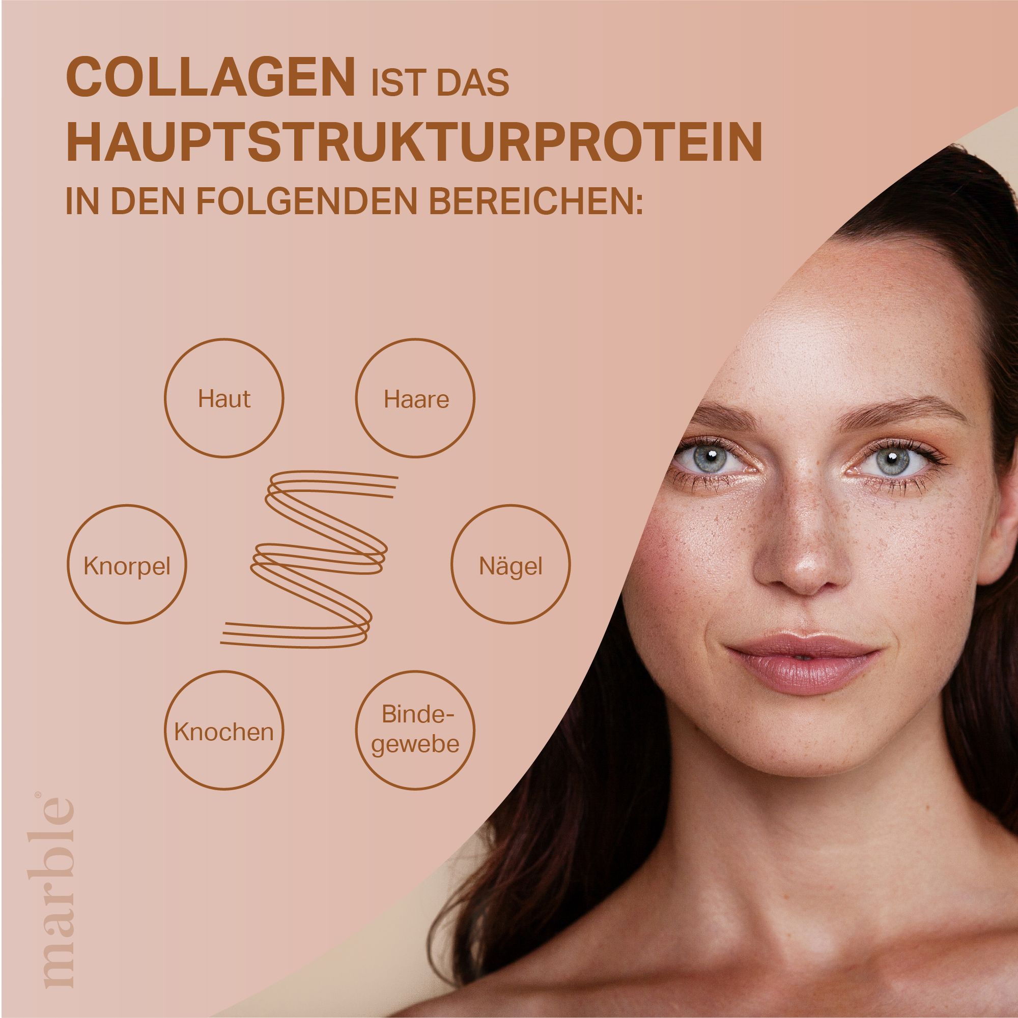 marble® Collagen Pulver Peach Hibiscus