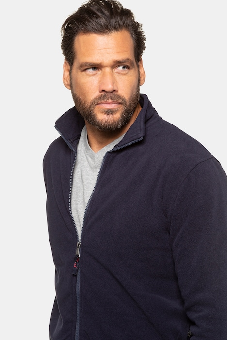 JP 1880 Fleecejacke, Outdoor, Stehkragen, Zipp-Pockets, bis 8 XL