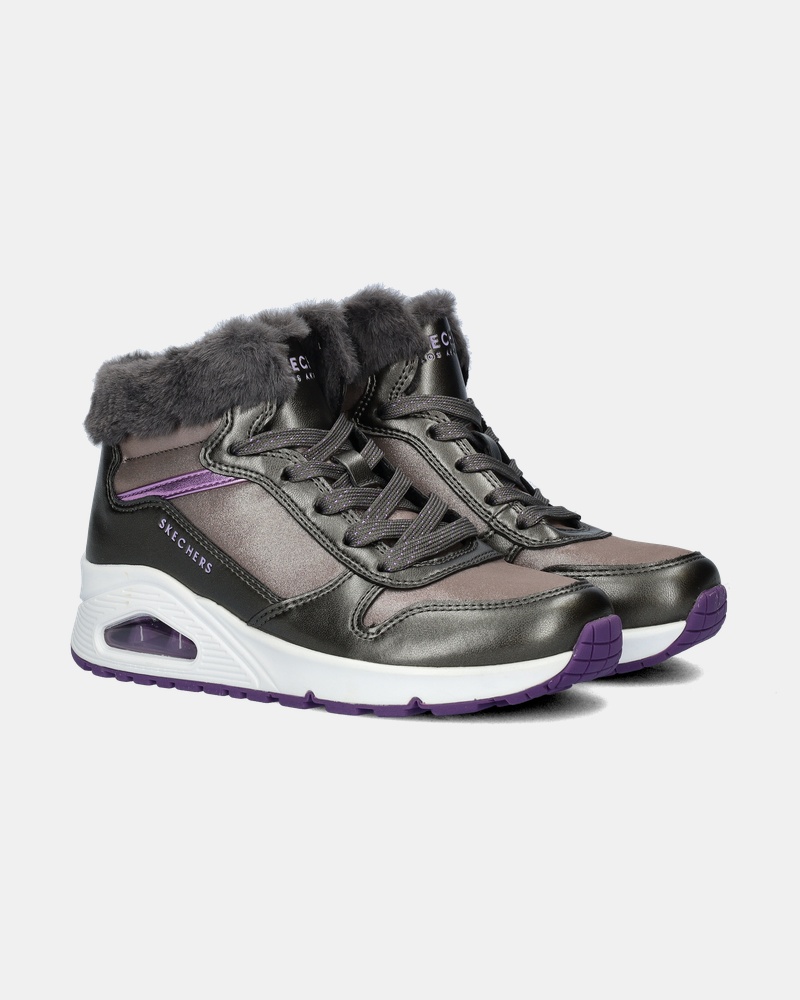 Skechers Uno Hoge sneakers  - zilver