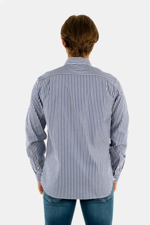 Chemise lacoste ch2936 522 blanc/marine