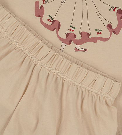 Konges Sløjd S?t - T-shirt/Shorts - Famo Frill - Smoke Gray