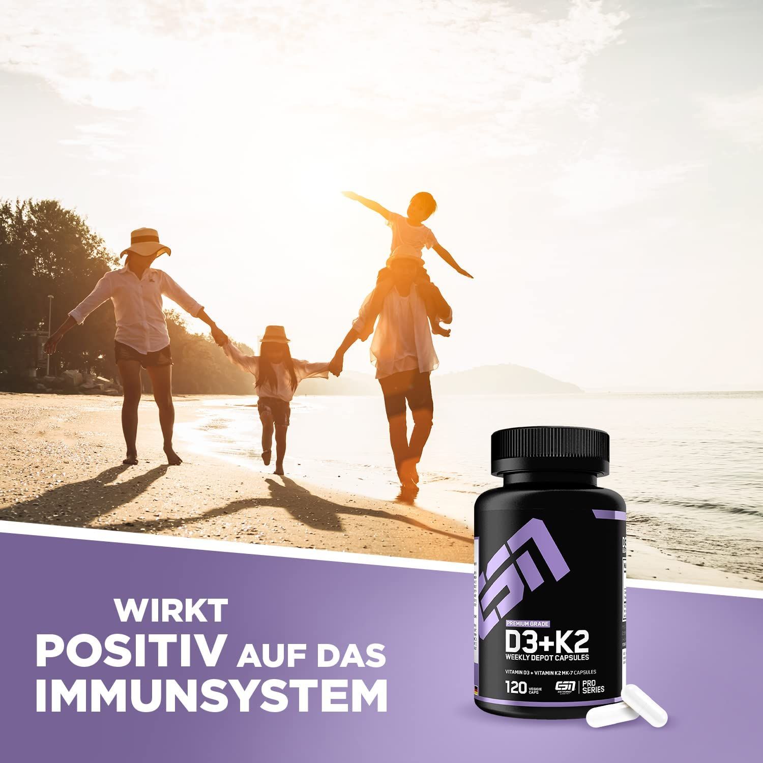 ESN Vitamin D3 + K2
