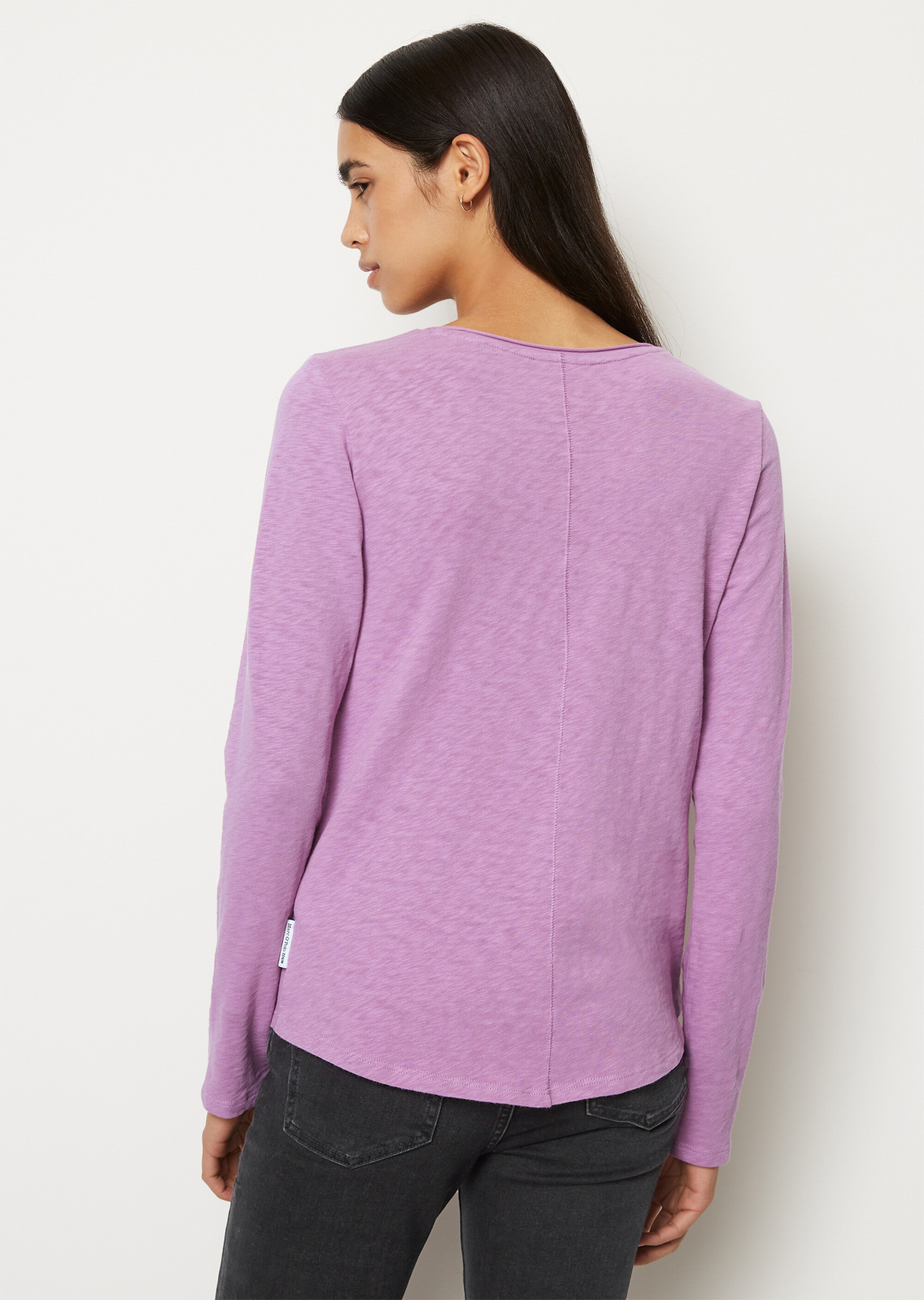 Longsleeve regular aus Slub Organic Cotton